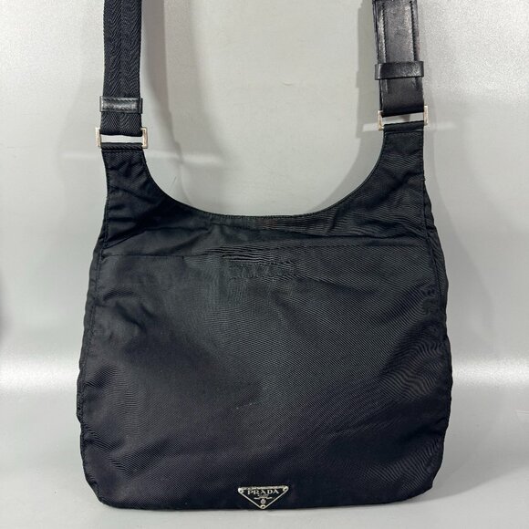 100% Authentic Prada Tessuto Nylon Sling Crossbody Bag - Picture 1 of 13